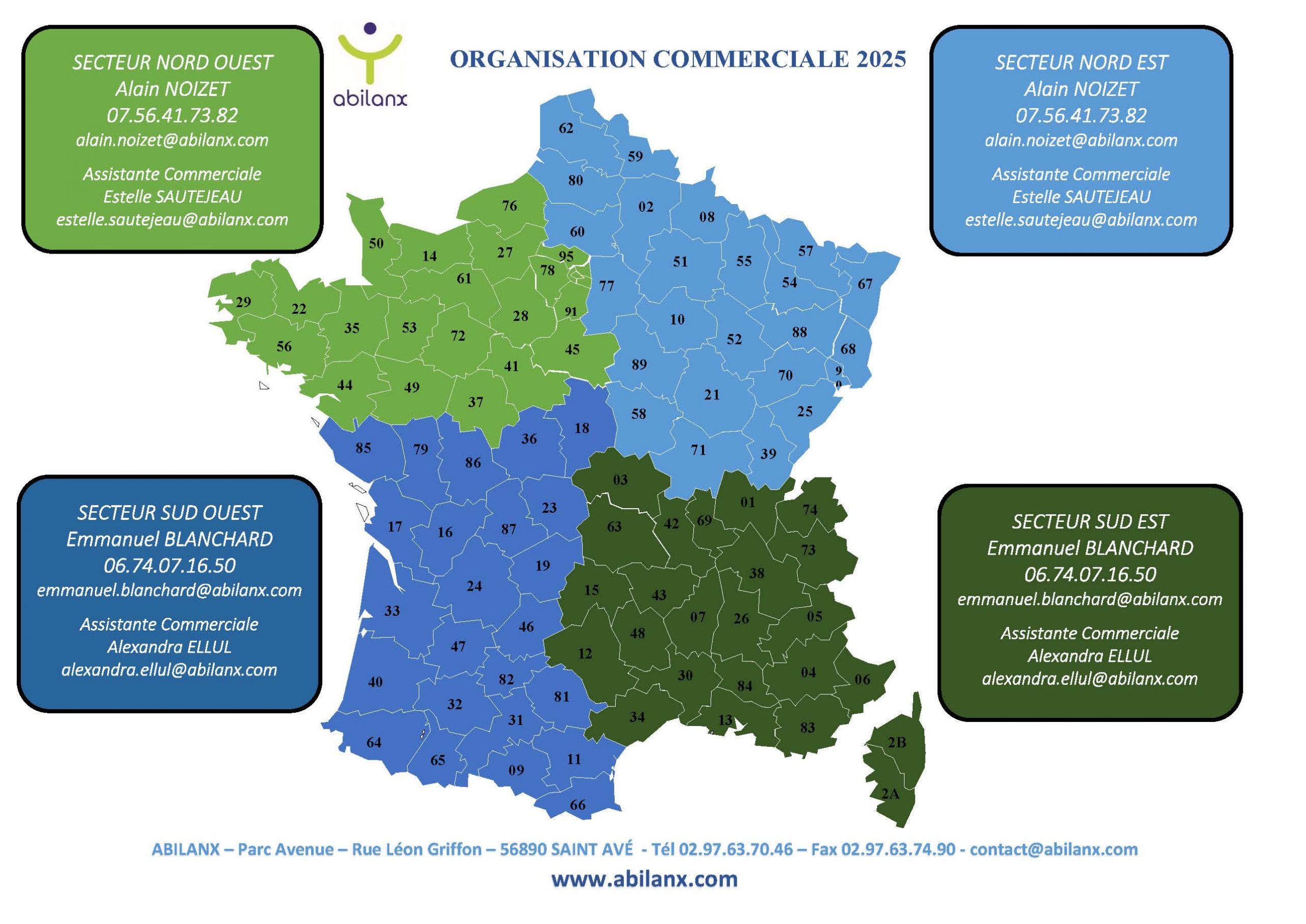 ABILANX - ORGANISATION COMMERCIALE 2025
